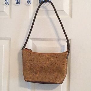 Relic Paisley Print Leather Purse